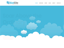 Tablet Screenshot of bluekiteweb.com